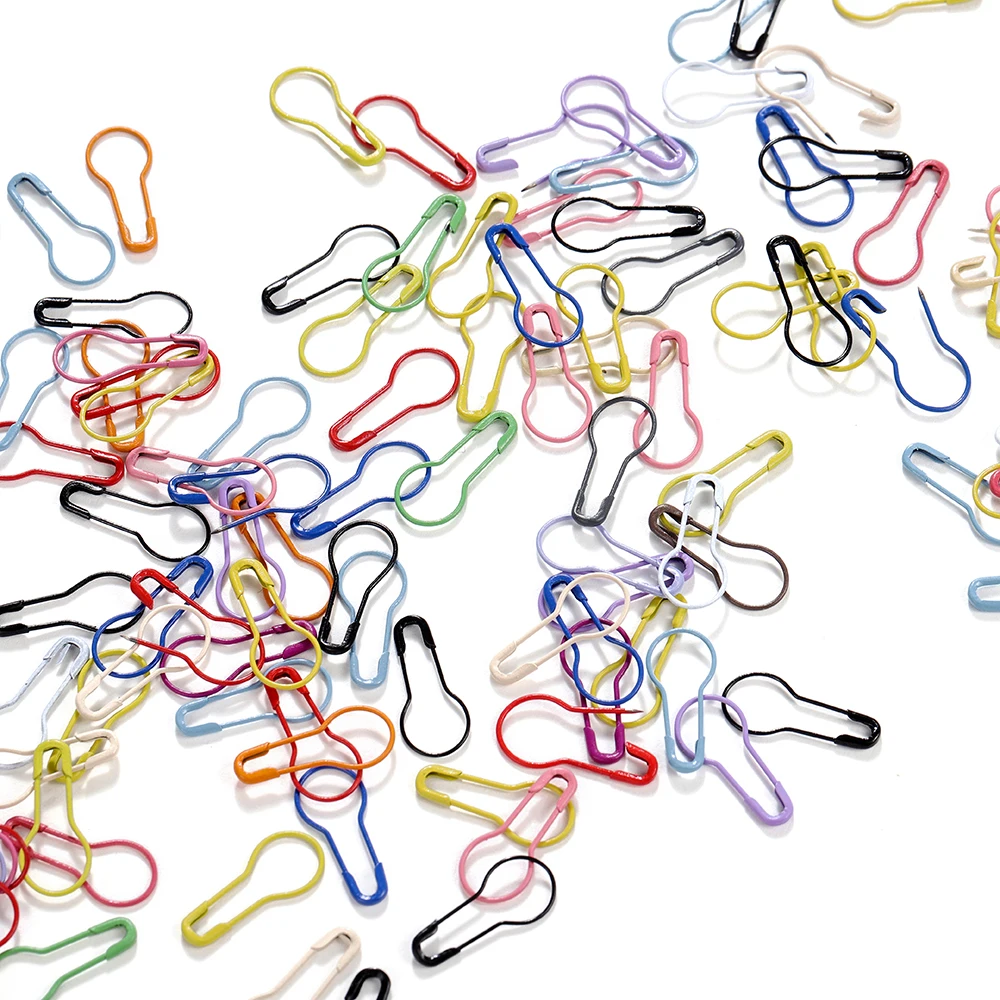 20/100 stücke bunte Strick häkeln Verriegelung stich Marker Hangtag Sicherheits nadeln DIY Näh werkzeuge Nadel clip Handwerk Zubehör