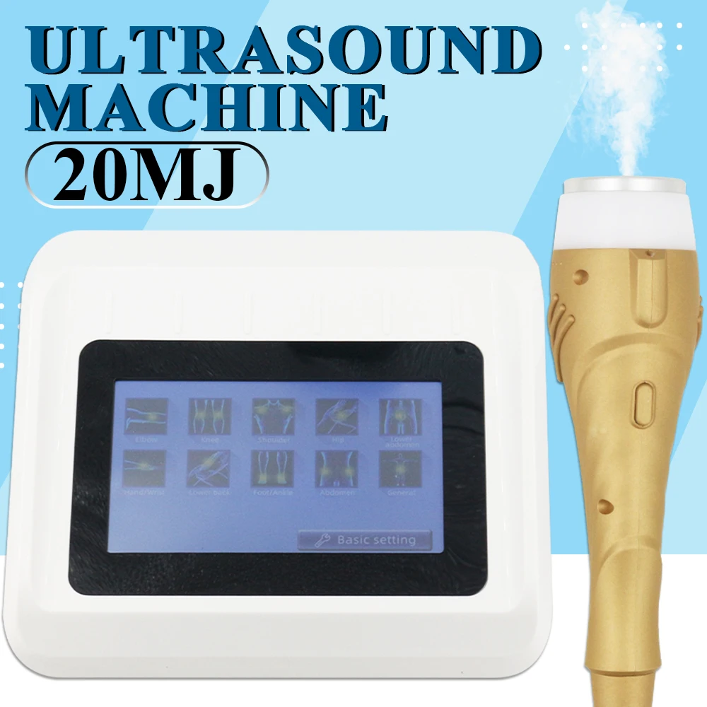 20MJ Ultrasonic Physiotherapy Machine Massage Relax Relieve Muscle Pain Health Care Professional Ultrasound Therapeutic Machine