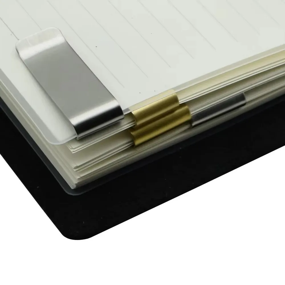 New Metal Metal Paper Clip Stationery Multi-purpose Pen Holder Money Clip Reading Accessory