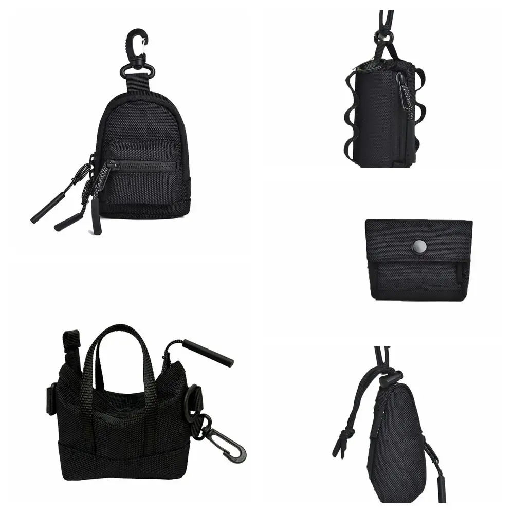 فاسق محفظة نسائية للعملات المعدنية قلادة صغيرة حقيبة حامل بطاقة في الهواء الطلق محفظة صغيرة حقيبة صدر للرجال مفتاح التعبئة حقيبة سماعة حقيبة التخزين النساء #6