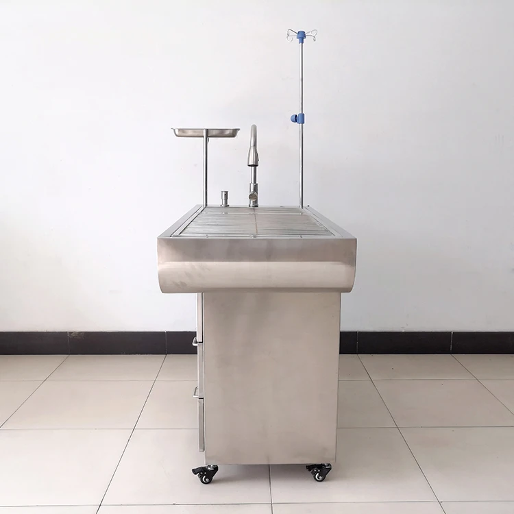 EURVET's best-selling veterinary equipment, stainless steel dissection operating table for veterinarians