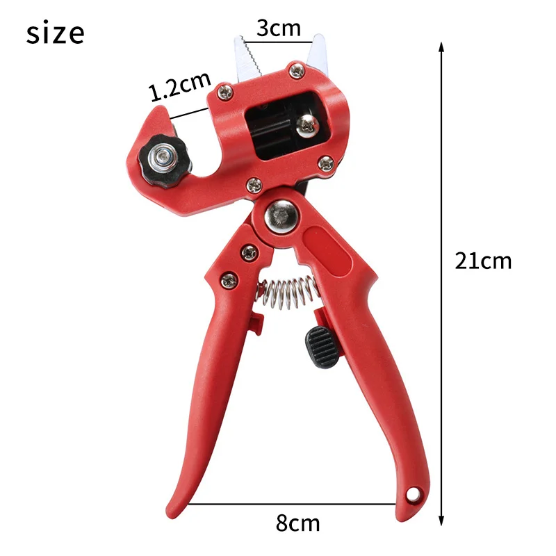 Red Fruit Tree Grafting Machine Paper Card Wrapping Grafting Scissors Seedling Grafting Machine Pruning Scissors