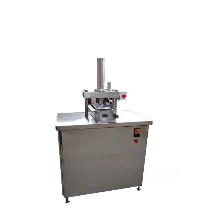 Meat brick shaping machine, beef and mutton minced meat forming machine, mutton roll press machine