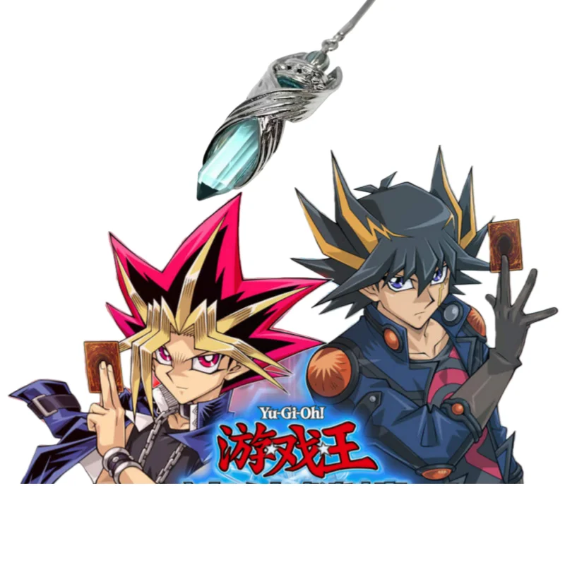New Yu-Gi-Oh Yuya Sakaki Necklace Game Peripherals Anime Fashion Cartoon Accessories Versatile Pendants Children's Trendy Gifts