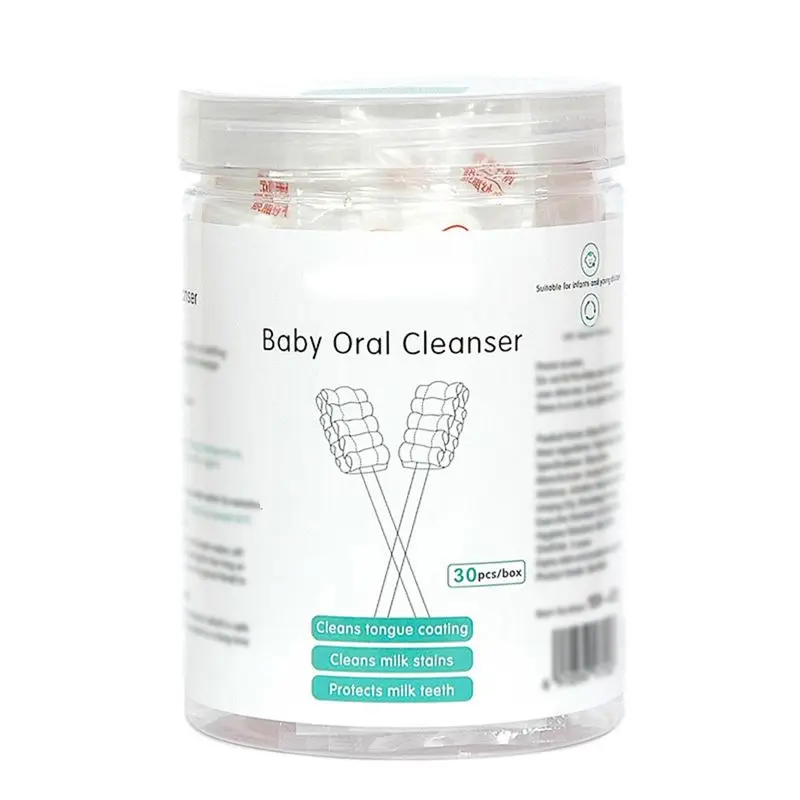 

Baby Oral Cleaner Milk Stain Cleaning Cotton Swab Young Children's Oral Cleaning