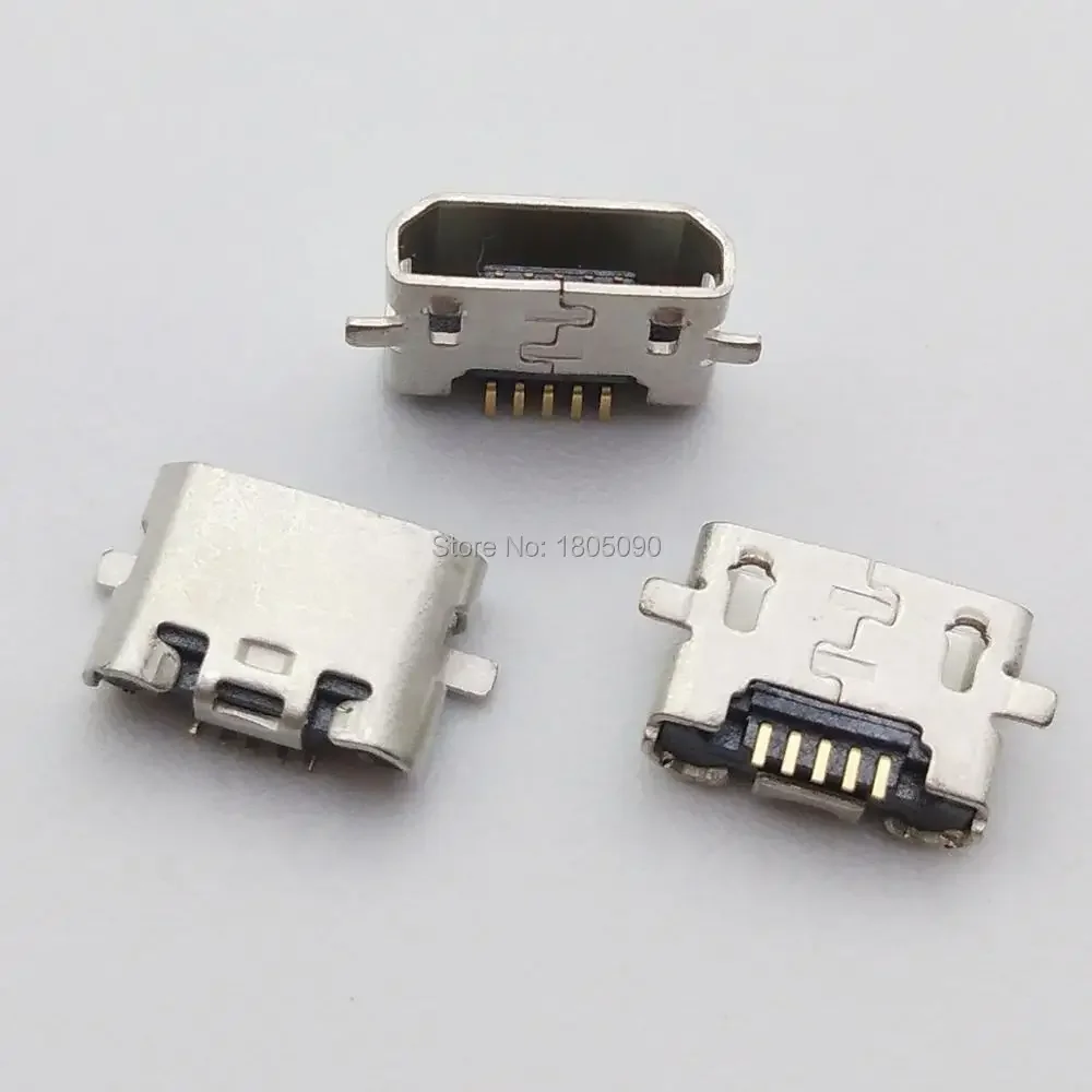 10 sztuk dla Motorola G2 Huawei Y6 P8 C8817 max Lite 4C 3X Pro G750-T20 Micro USB SMD DIP złącze portu ładowania wtyczka gniazdo typu jack — zdjęcie 2