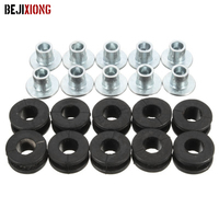 10Pcs Motorcycle Side Cover Rubber Grommets Gasket Fairings For Yamaha For Honda For Suzuki CBR GSXR Ninja ZX YZF For Kawasaki