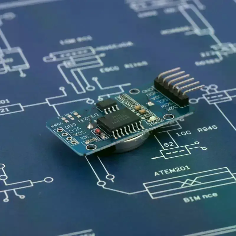 

DS3231 AT24C32 IIC RTC Timer Memory Module with Battery Clock, Replace DS1307 I2C RTC Board for Raspberry Pi