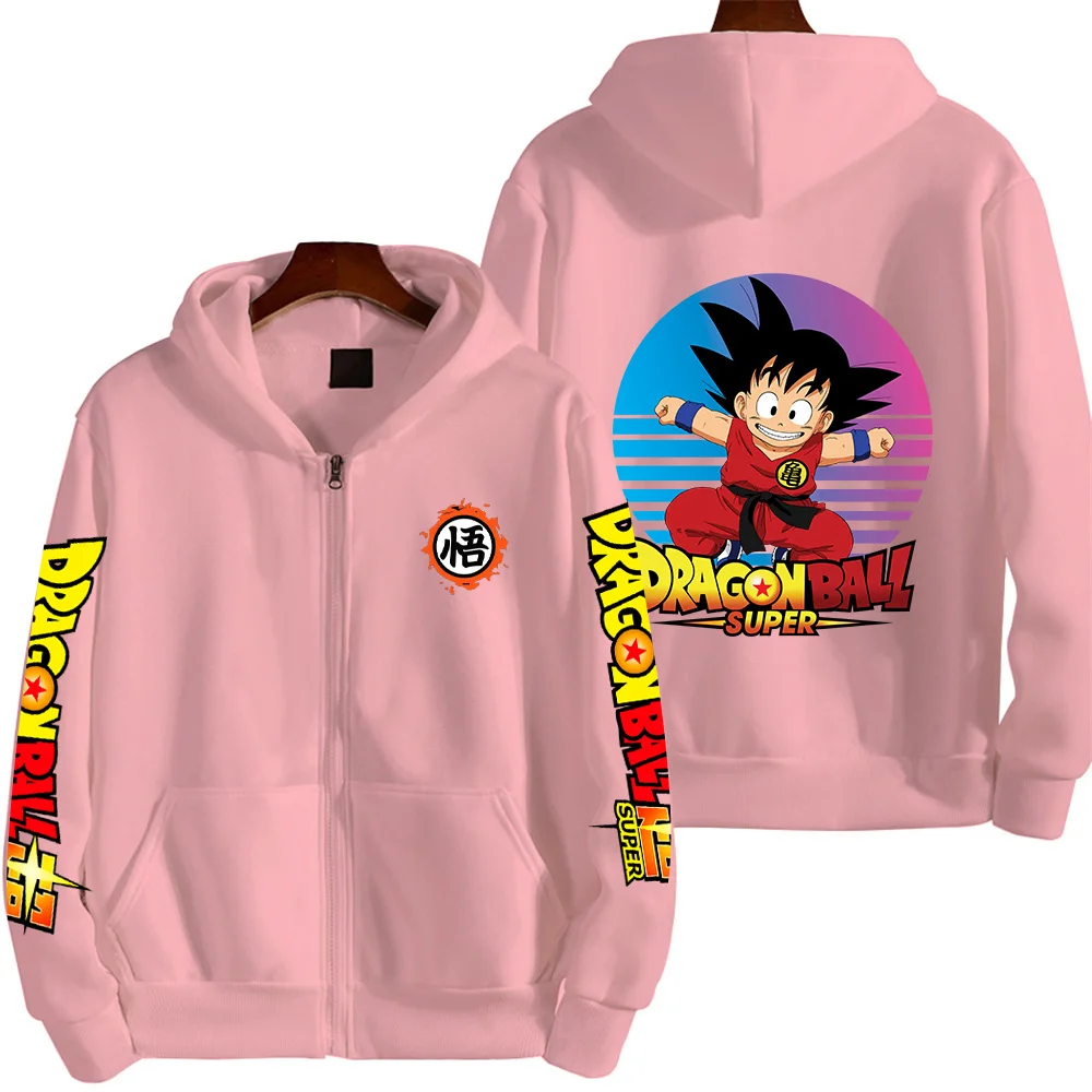 Jaqueta Casaco Esportivo Unissex Dragon Ball GOKU com Zíper, Estilo Japonês Anime, Nova Moda 2026