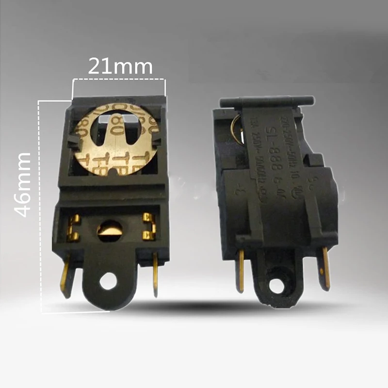 1Pc Black 250V Electric Kettle Switch Thermostat Temperature Control XE-3 JB-01E 13A Electric Kettle Accessories.