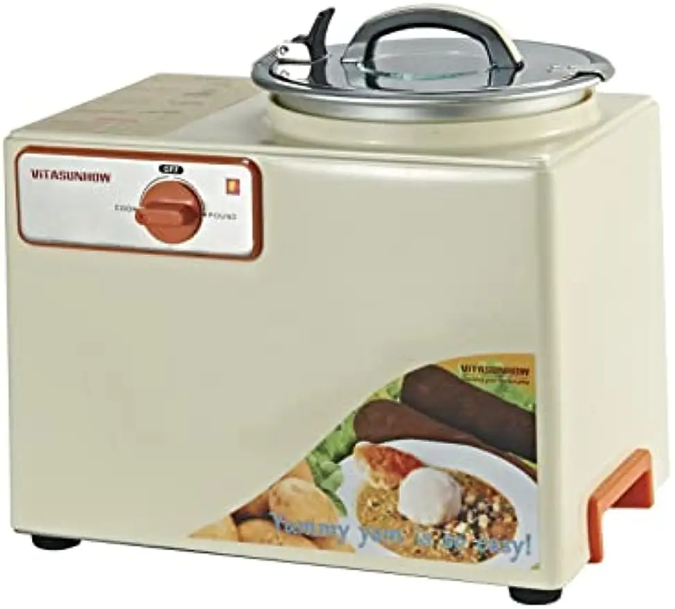 VITASUNHOW Yam Pounder Machine, Automatic Cooking & Pounding Potatoes fufu Maker Great for Boil and To Pound the Yam