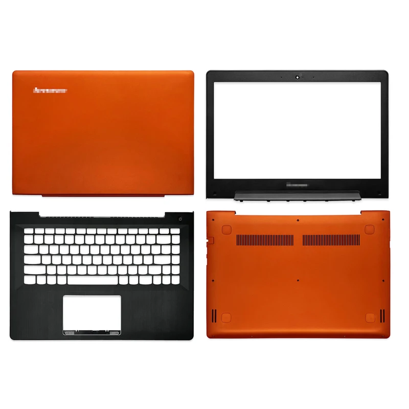 NEW Orange Laptop For Lenovo Ideapad S41-70 S41-75 S41-35  U41-70  LCD BACK Cover/Front Bezel/Palmrest/Bottom Case