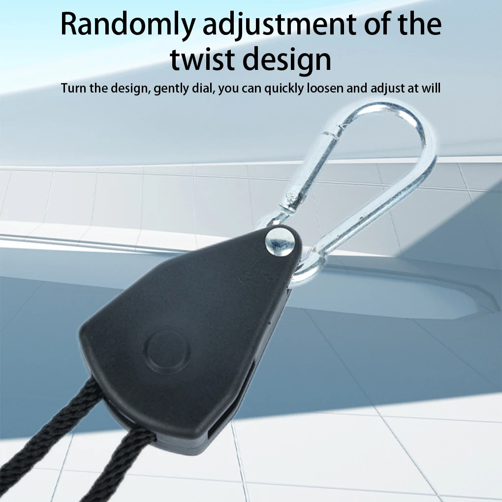 Balcony Flower Pot Hanger 1/8 Inch Flowerpot Light Hanging Rope Ratchets