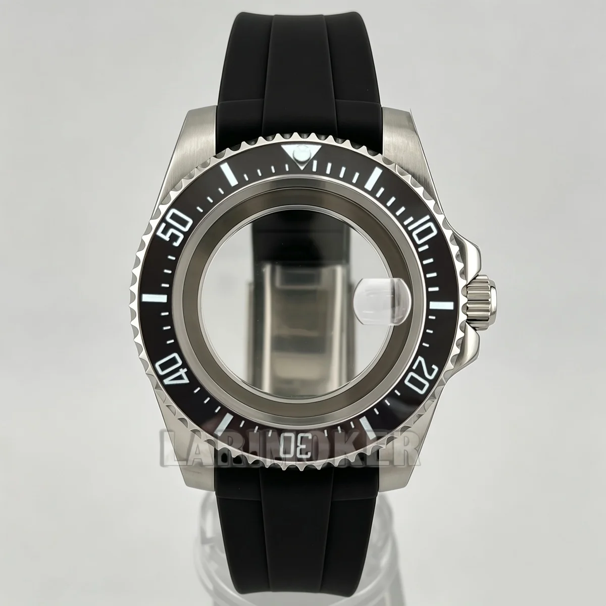 40mm High-Quality GMT NH35 Watch Case Sapphire Glass Case with 120 Clicks Watch Men's Case FIT NH34/35/Miyota/Ronda 515/Movement