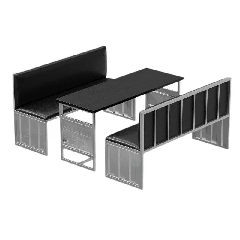 Industrial style booth Western restaurant Sofa booth Milk tea shop Cafe Internet celebrity commercial