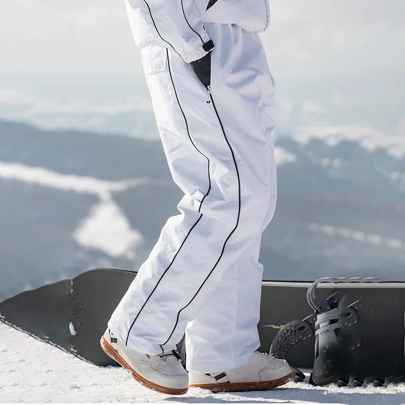 Outdoor Alpine Sport Man Snowboard Trousers Winter Waterproof Women Ski Pants Mountain Windproof Loose Female Snow Clothes