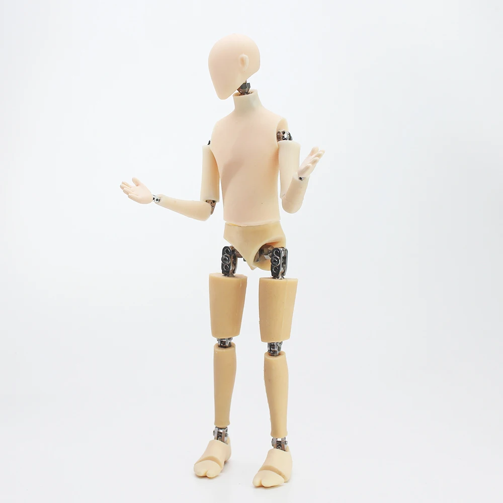 PRO 4.0 posable action figure doll body with steel ball joints and silicone or resin body parts