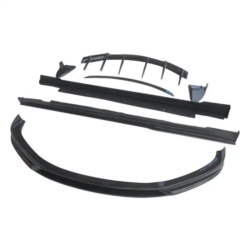 Carbon Fiber Kit for  MODEL S 15-22 Modified RZ Front and Rear Lip Side Skirts Rear Wrap Angle Wide Body Wheel Eyebrow Tail