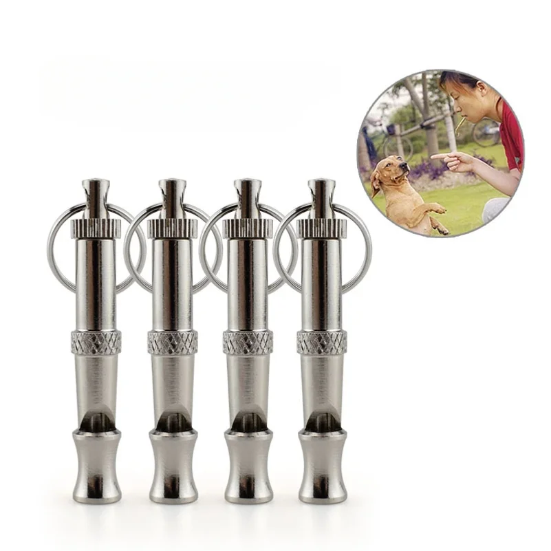 

Adjustable Pet Dogs Training Whistle Pets Discipline Supplies Stop Barking Ultrasonic Sound Flute Silent Whistle Control Tools