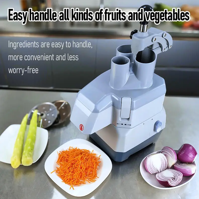 Vegetable Fruit Cutter Machine Most Popular Compact Onion Potato Vegetable Food Slicer Processor Electric Vegetable Cutter view 5