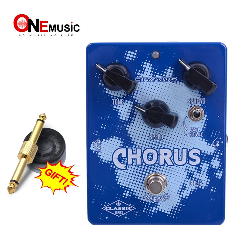 

Biyang CH-12 Analog Chorus Tone Effect Guitar Pedal True Bypass Electric Guitar pedal With Gold pedal Connector