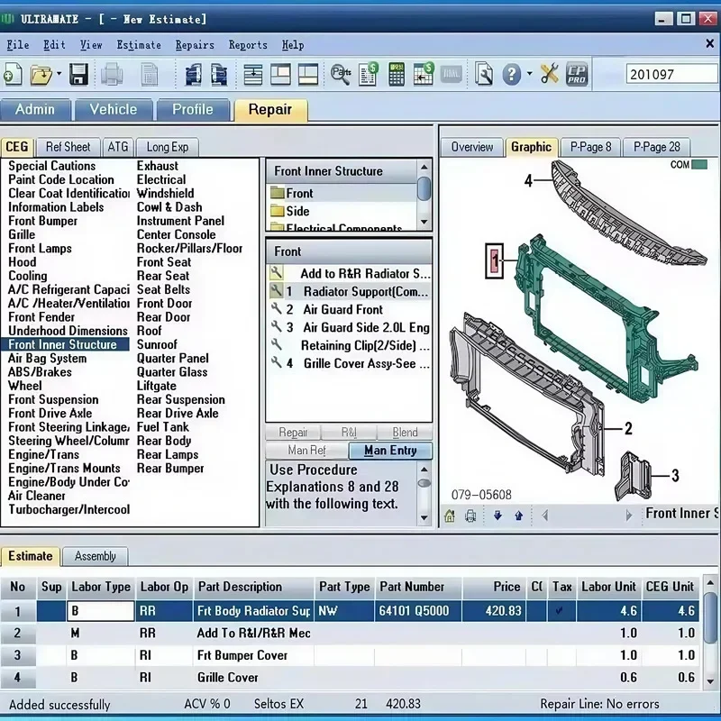 Sistema de estimulação avançado Mitchell Ultramate 7 2025 + Haynes / Pro Vivid 2015.1 + Software de gerenciamento de oficina Automotive Expert V11.33