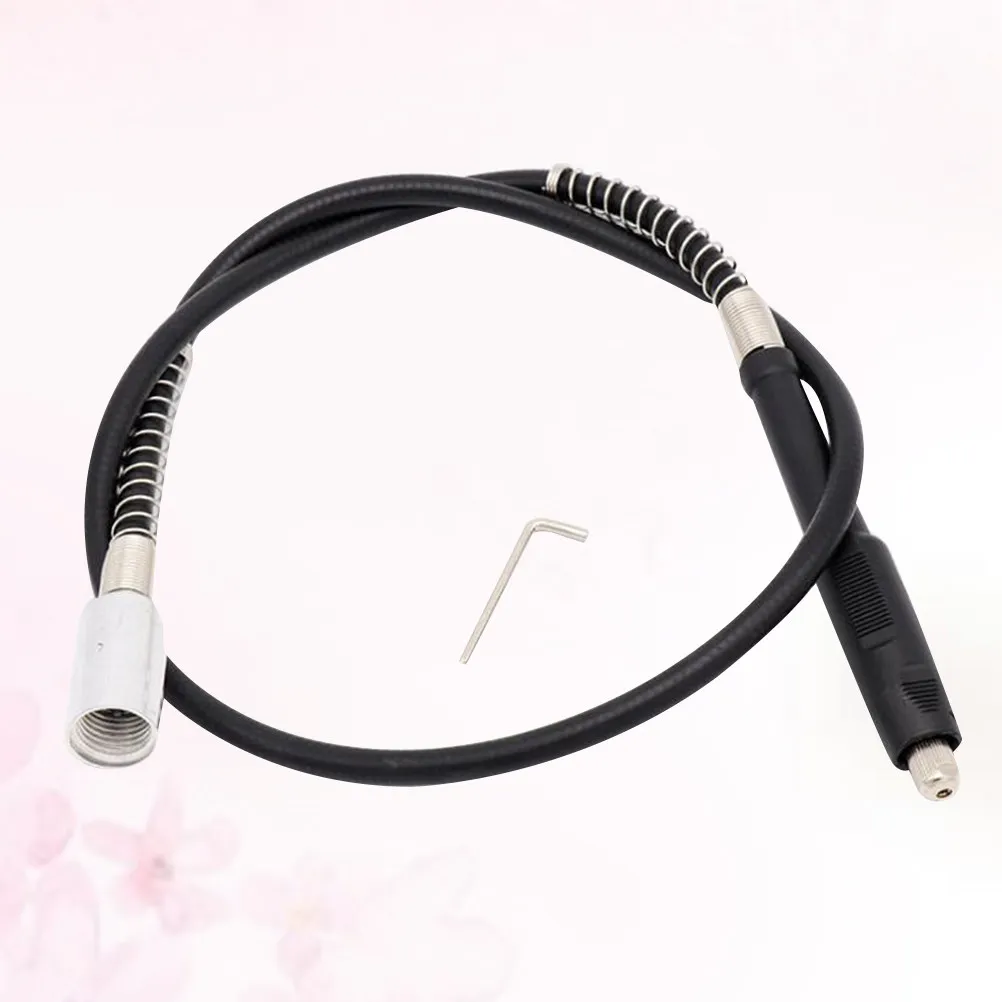 

1 шт. Гибкий удлинительный вал для дрели, держатель для бит, кабель для шуруповерта, роторный гриндер, черный гибкий полировальный вал для дрели