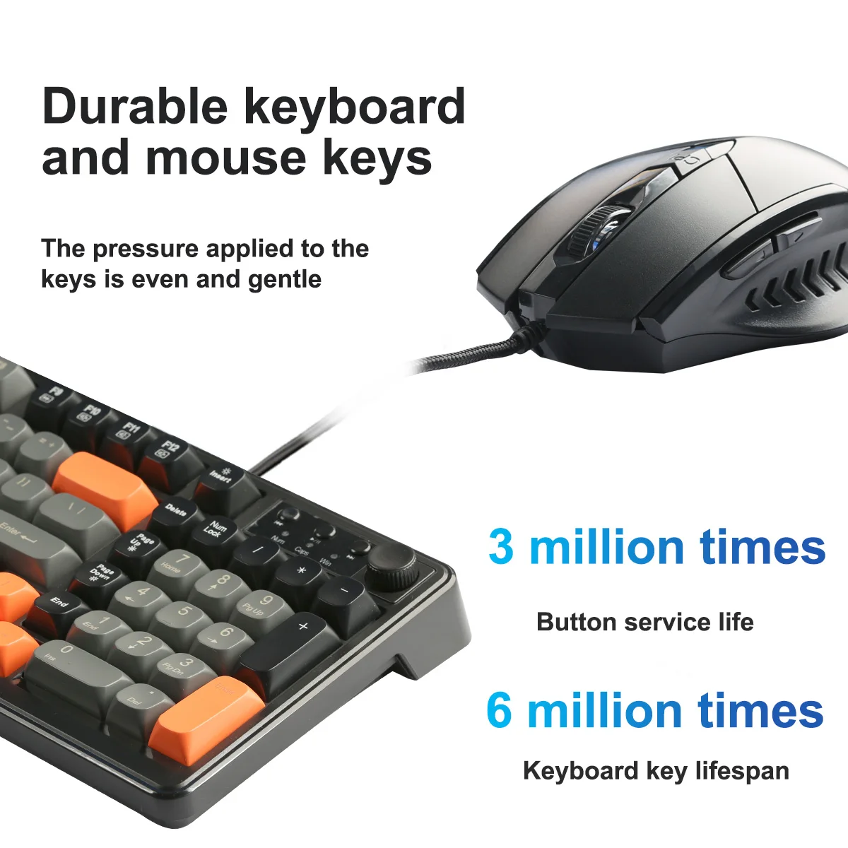 99 Key Backlit Mechanical Keyboard Wired Gaming Keyboard Mouse Combo Luminous Keyboard And Mouse Pad Set for PC Laptop Office