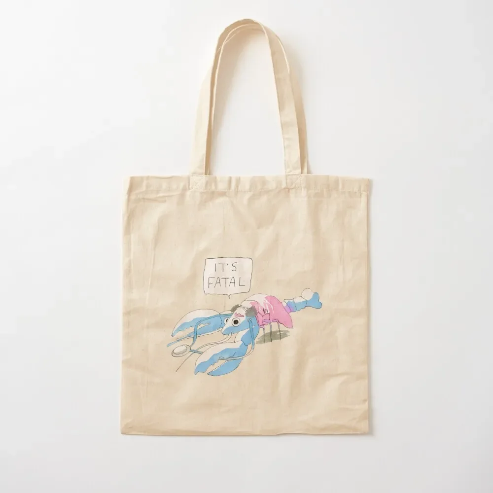 Dr Lobster Tote Bag hand bag ladies Woman shopper bag Reusable bags