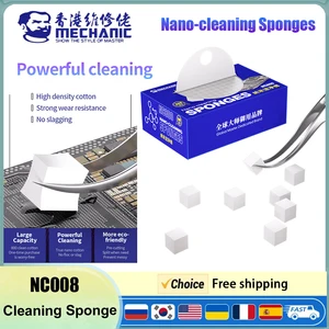 MECHANIC NC800 Nano-cleaning Sponges High density cotton No slagging for PCB Motherboard Back Cover Glass Camera Cleaning Tool