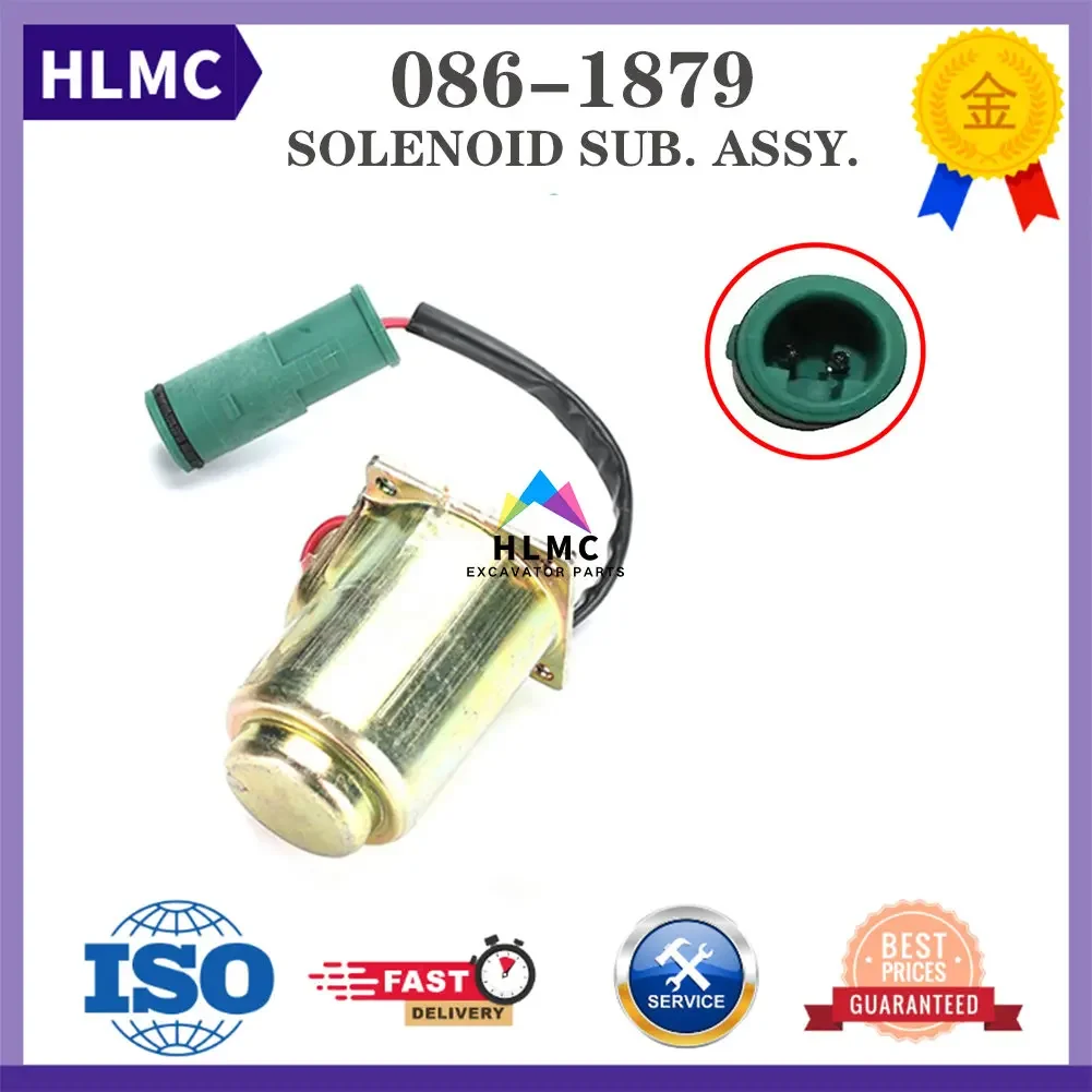 

Excavator Accessories E110B E120B E200B Excavator Hydraulic Service Pump Solenoid Valve CA0861879 086-1879 0861879