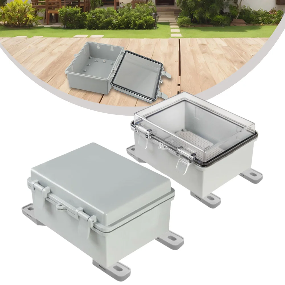 Waterproof Transparent Cover Electrical Project Boxes Instrument Housing Case Outdoor Accessories Plastic Junction Box