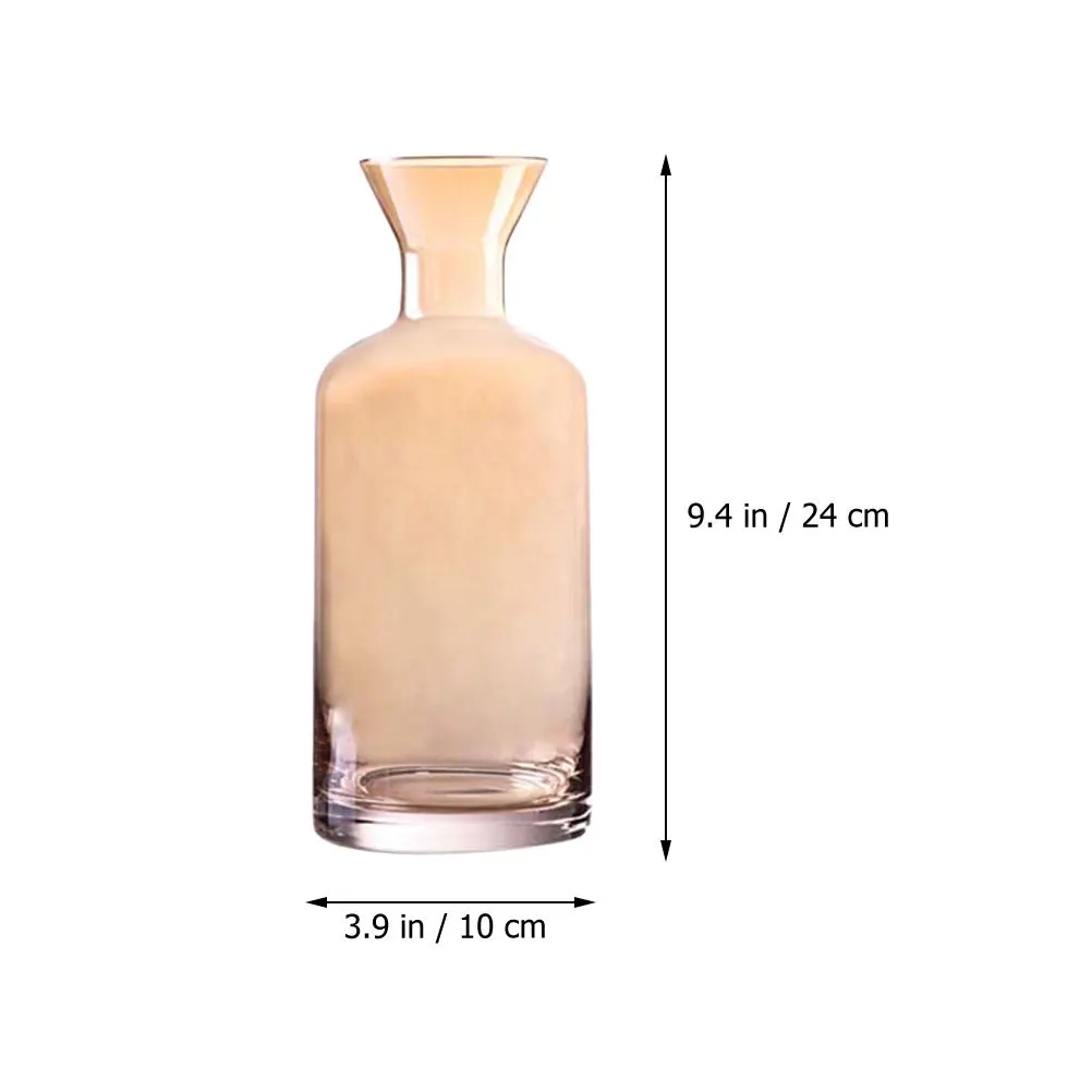 

1 set 1 Set Large Capacity Glass Water Jug Flat Bottom Wide Mouth Beverage Dispenser For Juice Iced Tea Cold Drinks