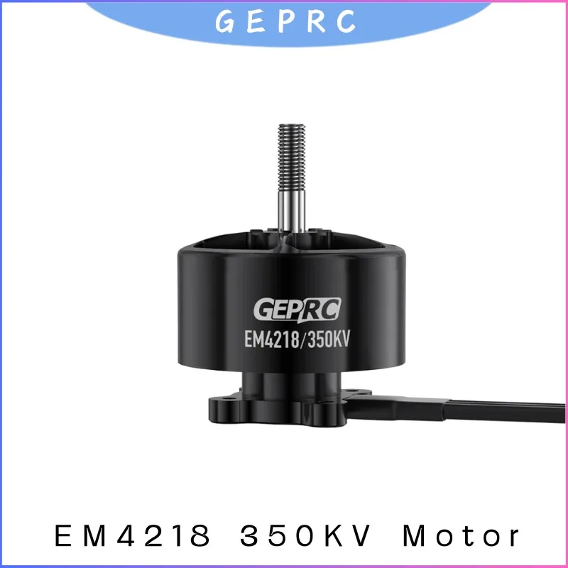 

GEPRC EM4218 Двигатель 350KV с валом M6 для дрона 13-15 дюймов, бесщеточный двигатель с тяжелым подъемом 6S-12S для FPV дальнего действия