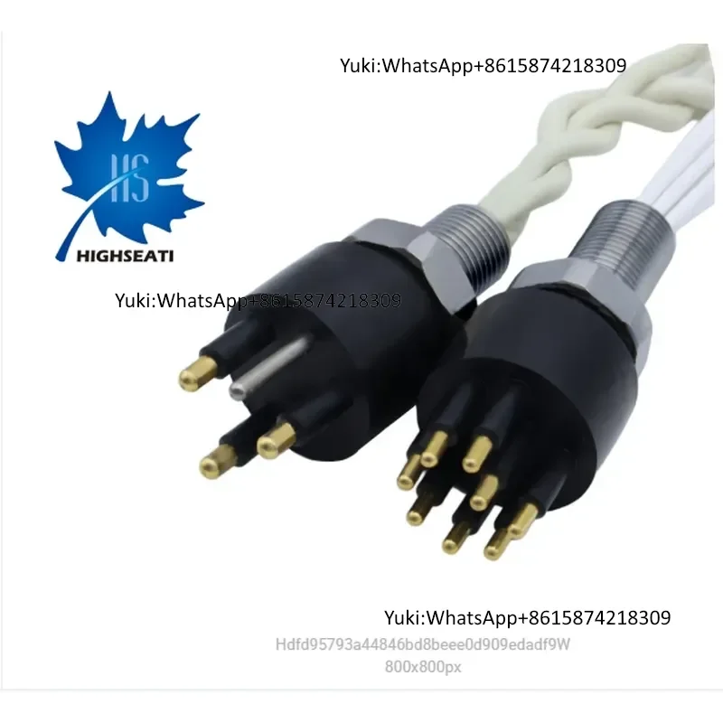 Reliable High-Current 3-Pin Male Connector for Deep Sea Use