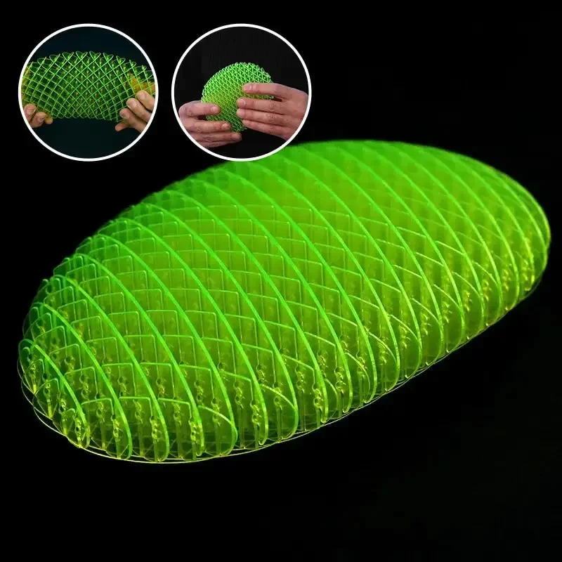 Morphing Worm New Decompression Elastic Net 3D Fidget Toy Six Sided Pressing Stress Relief Squishy Worms Toy for Kid Adult