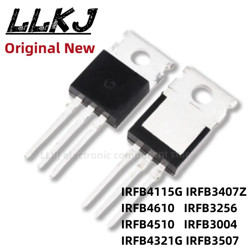 1pcs IRFB4115G IRFB3407Z IRFB4610 IRFB3256 IRFB4510 IRFB3004 IRFB4321G IRFB3507 PBF em linha TO220 FET