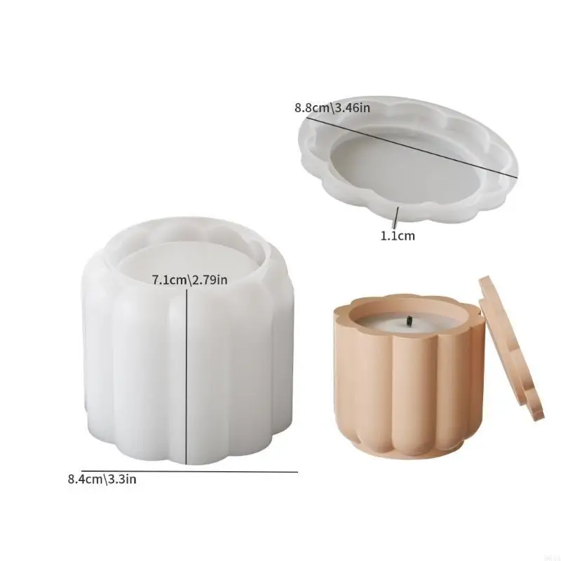 

Holders Moulds Silicone Texture Perfect for Making Home Decorations 964A