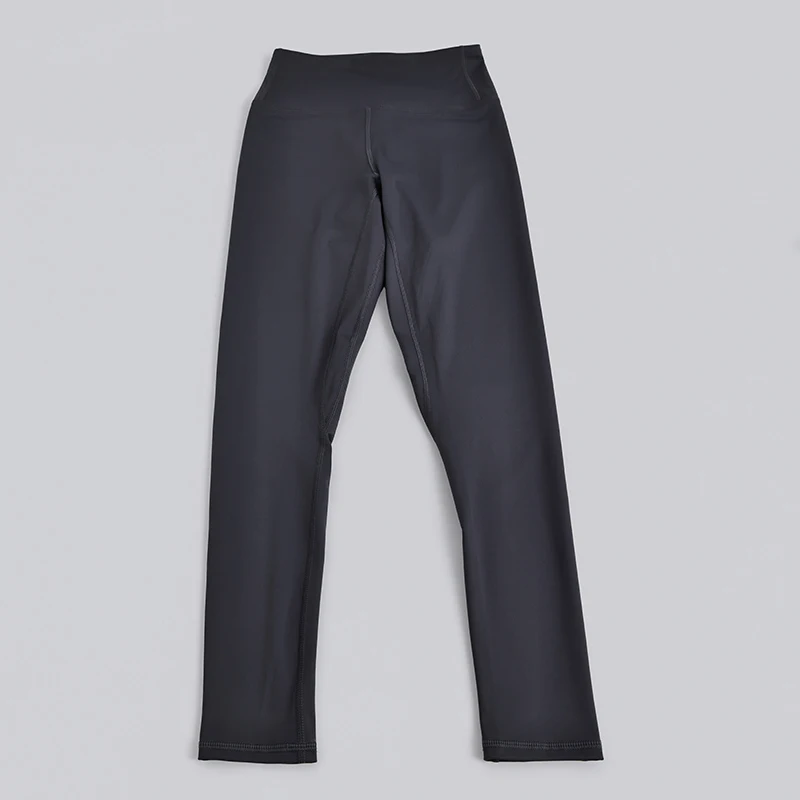 Summer New Solid Color Yoga Pants Women's Tight Pants Sports Trousers Stretch Leggings High Waist Hip Fitness Training Pants