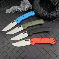 BM 15535 Combat Portable Folding Knife - Nylon Fiber Handle, Stainless Steel Outdoor Jackknife, EDC Folder Utility Fruit Knife