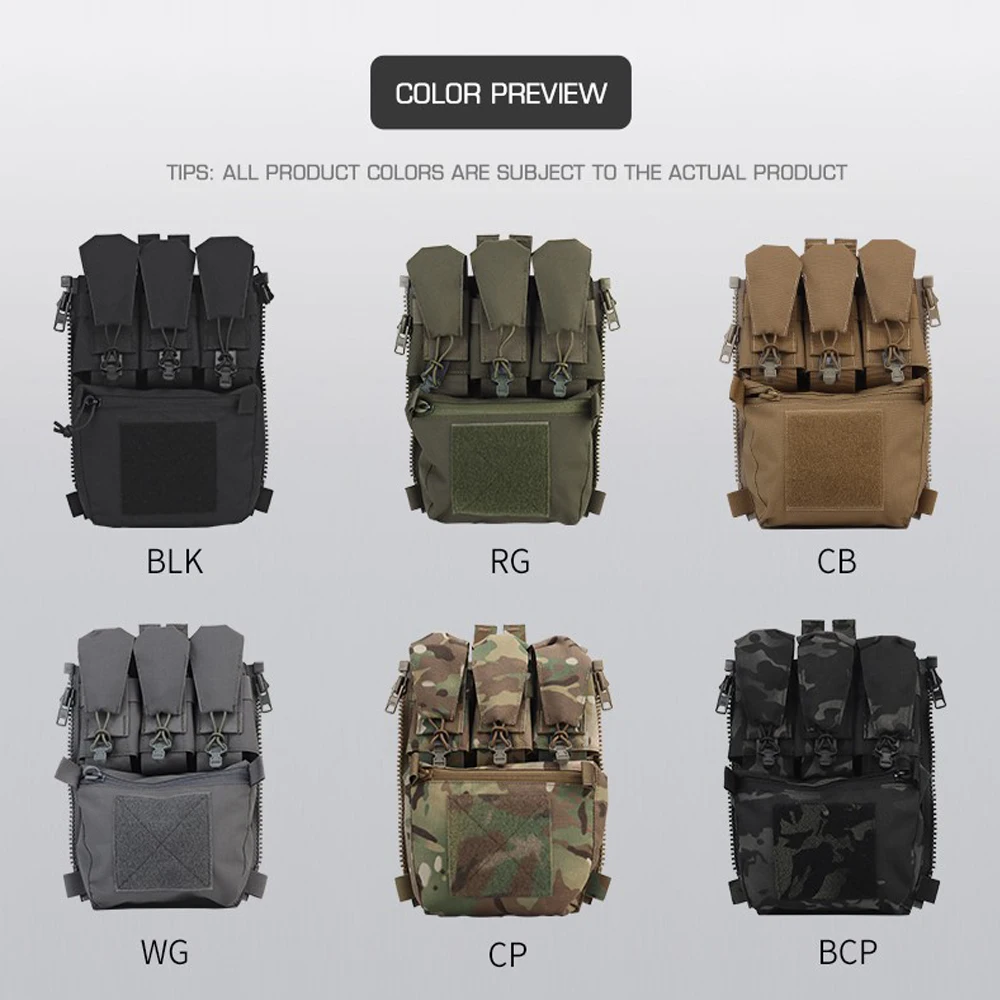 V5 FCPC Tactical Vest Backplate Supplement Sub-package Water Bag Double Pouch Triple Magazine Bags Hunting Vest Accessories