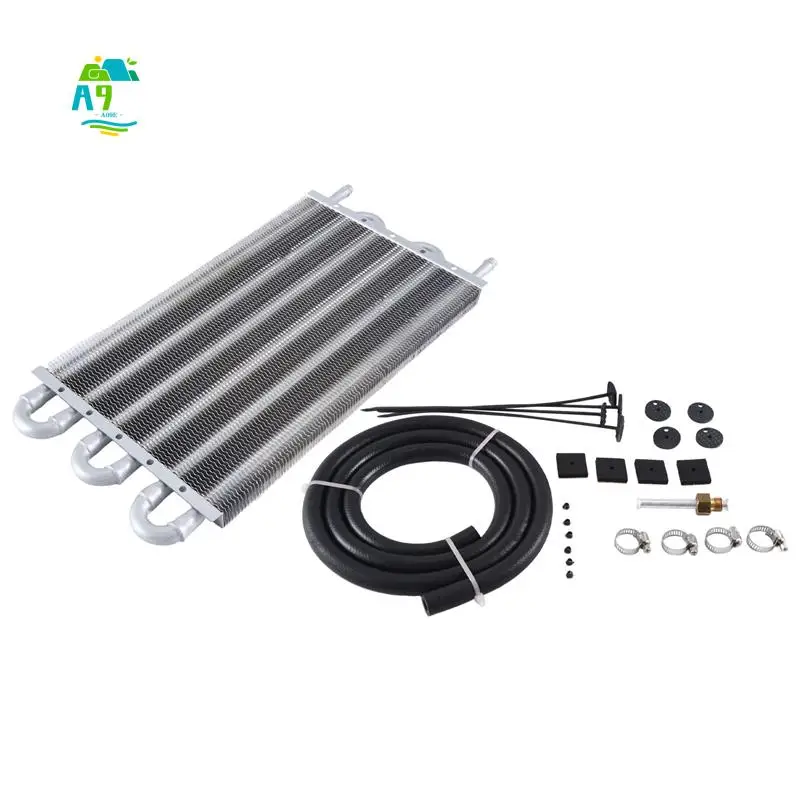 

A09E-Gearbox Radiator Radiator Condenser Water Tank Transmission Universal Accessories Silver
