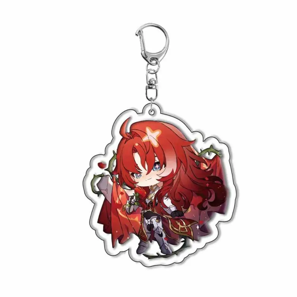 سلسلة مفاتيح Fuan Xuan Honkai Star Rail ، إكسسوارات قلادة لعبة Kafka Seele ، شارة الدعامة السابعة من مارس ، جديدة