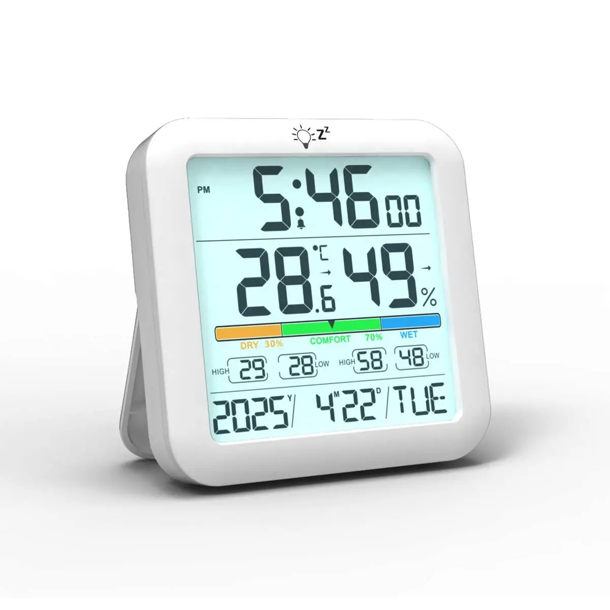 

Weather Station Indoor Outdoor Wireless Thermometer Hygrometer With 1 Remote Sensor Temperature And Humidity Gauge Meter Monitor