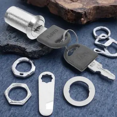 Thickened Mailbox Silver Tubular Cam Locks For Drawer Cupboard Lock For Mailbox Files Cabinet Security Locks