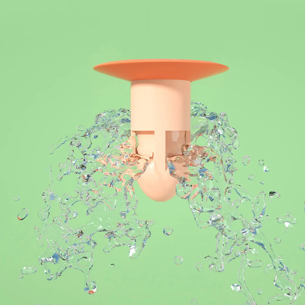 

2pcs Floor Drain Preventer Premium Plastic Wear-Resistant Odor-Proof Backflow Seal For Bathroom Kitchen Household Use