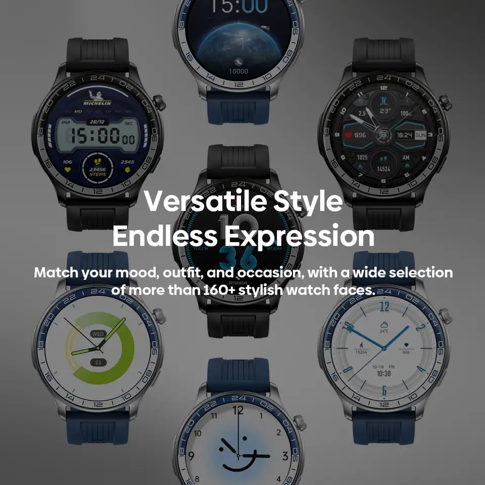 ساعة ذكية Zeblaze Btalk 4 Pro جديدة مع مكالمات صوتية، شاشة AMOLED 1.43 بوصة، مراقبة معدل ضربات القلب، لياقة بدنية ورفاهية للرجال - 5