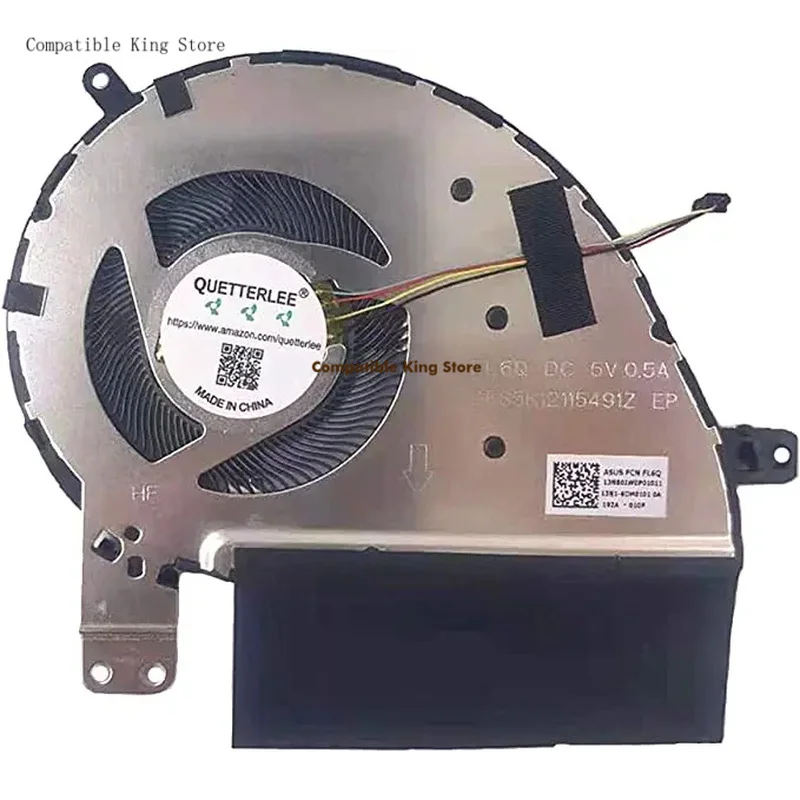 ll Replacement New Laptop CPU Cooling Fan for Asus Zenbook 13 UX333 UX333F U3300F UX333FN UX333FA UX333FA-DH51 Series Fan