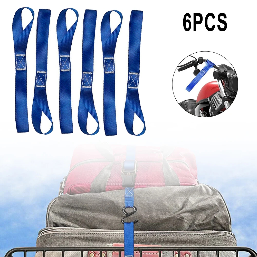 

Straps Soft Loop Strap Tie 6PC Down All-terrain-vehicles; Utility-vehicles; Street-sport-motorcycles; Off-road-motorcycles