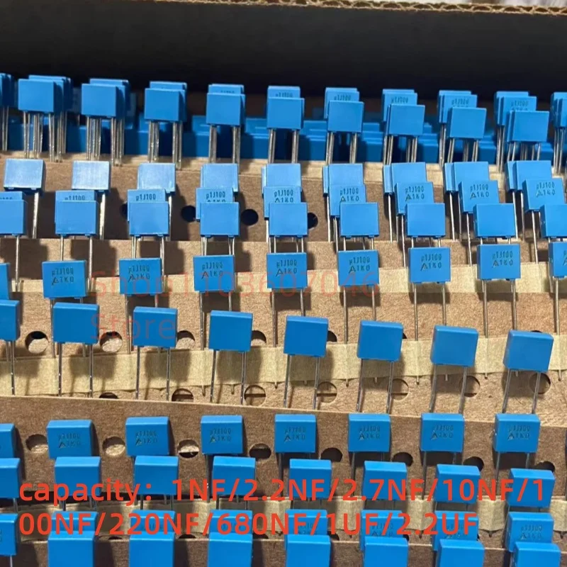 20 個校正フィルムコンデンサ B32529C 63V/100V102J/222J/272J/103J/104J/224J/474J/684J/105J/225J ブロックコンデンサ P5MM